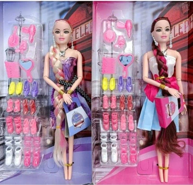 VK15 COLLECTION Modern Fashion Doll Set for Girls with Accessories Playset Dolls for Kids Girls Doll House Set for Girls | Fashion Movable Doll Set for Girls ( Set of 2) (B0CMXQPTW9) Amazon Price History, Amazon Price Tracker