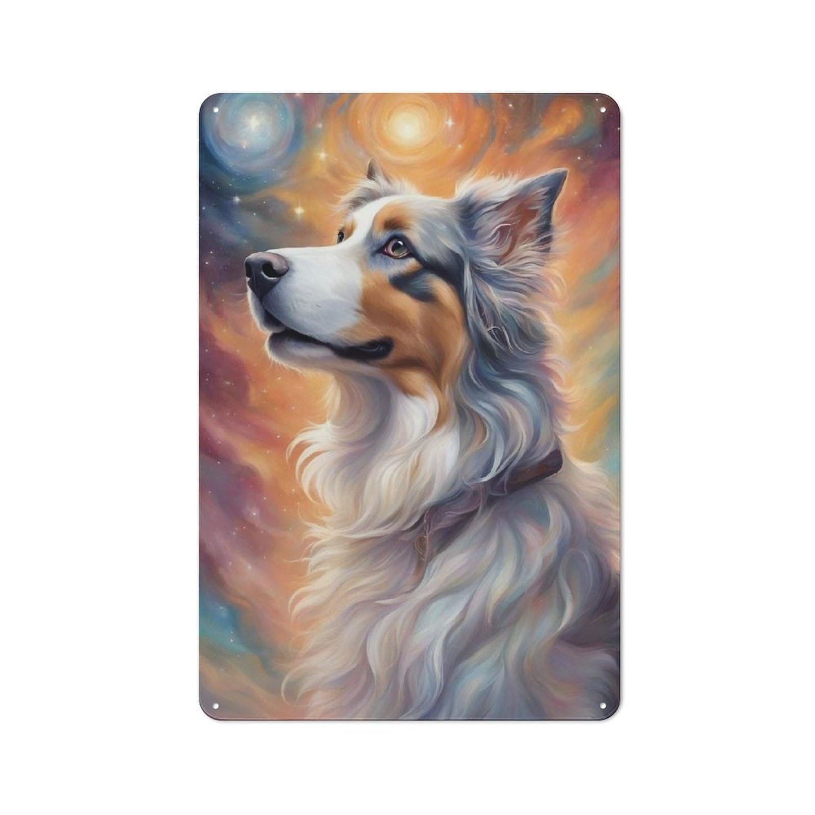 Smart Dog00092 Decorative Metal Sign 30x20cm, Studio Wall Plaque for Hobby Room, Office, Lounge Or Living Room