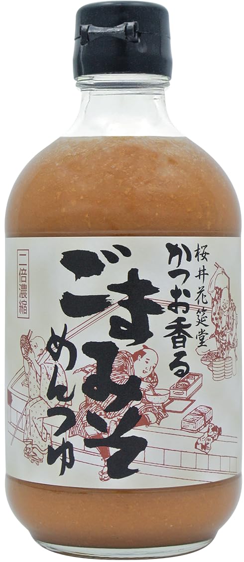 Amazon.co.jp: ポールスタア 桜井花筵堂 ごまみそめんつゆ 瓶 455g×3個