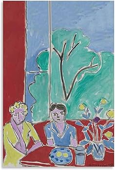 額装済/Two Girls in Nice（アンリ マティス）/アートポスター 額装済/Two Girls in Nice（アンリ マティス）/アートポスター 額装済