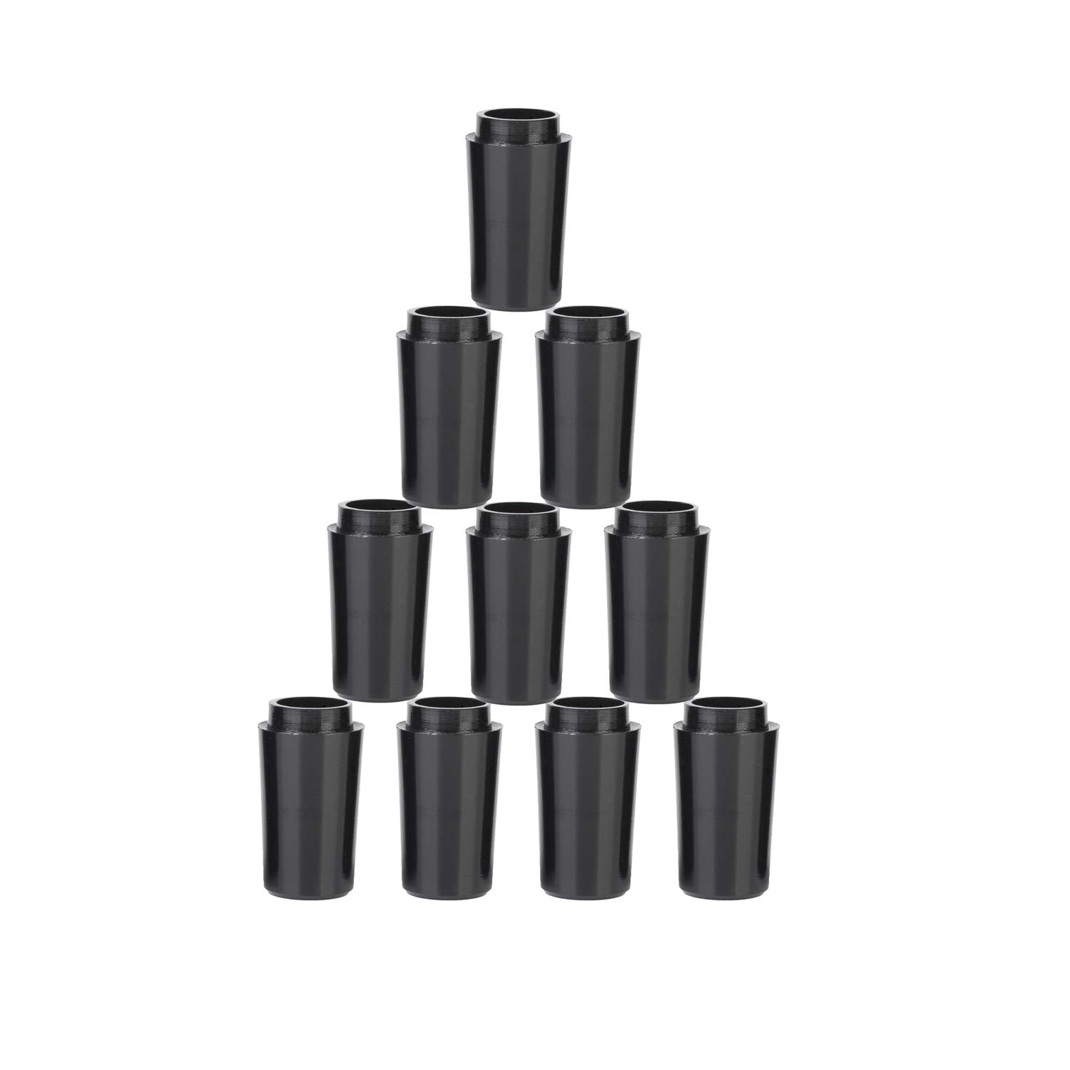 10 Pieces Collared 0.355'' Golf Iron Ferrule Taperd Shaft Compatible with Taylormade P Series Iron Clubs Head P790 UDI TI P770 P7MB P7TW