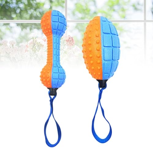 Miniatura 7 de 2 piezas de animales de peluche esponjosos animales de peluche para mascotas, juguetes de dentición para cachorros, juguetes de rompecabezas,