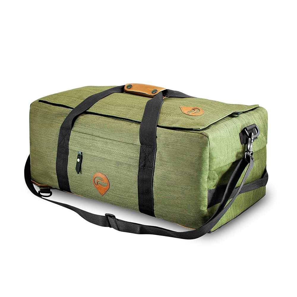 Skunk Unisex Gray Hybrid Backpack/Duffle - Smell Proof - Weather Resistant - With Combo Lock Us Patent Number : D819327, L