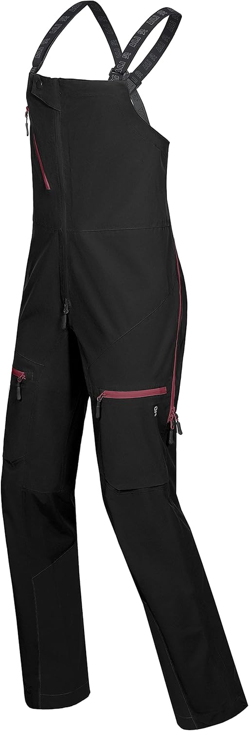 Little Donkey Andy Snow Bib Overalls for Women Waterproof Coveralls Windproof Suspenders Outdoor Skiing Suit Pants