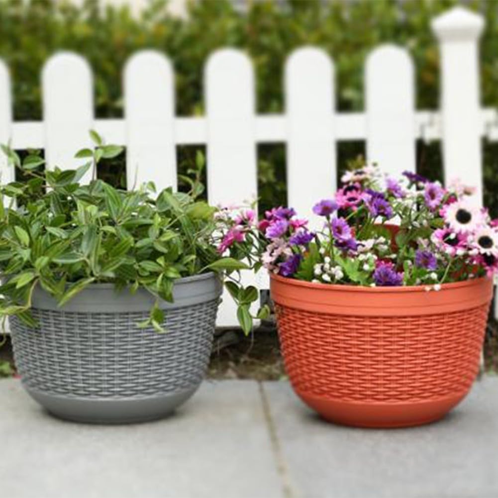 Wand-Blumentopf, halbrund, fr Pflanzen, fr Innen- und Auenbereich, Blau:  Amazon.de: Garten