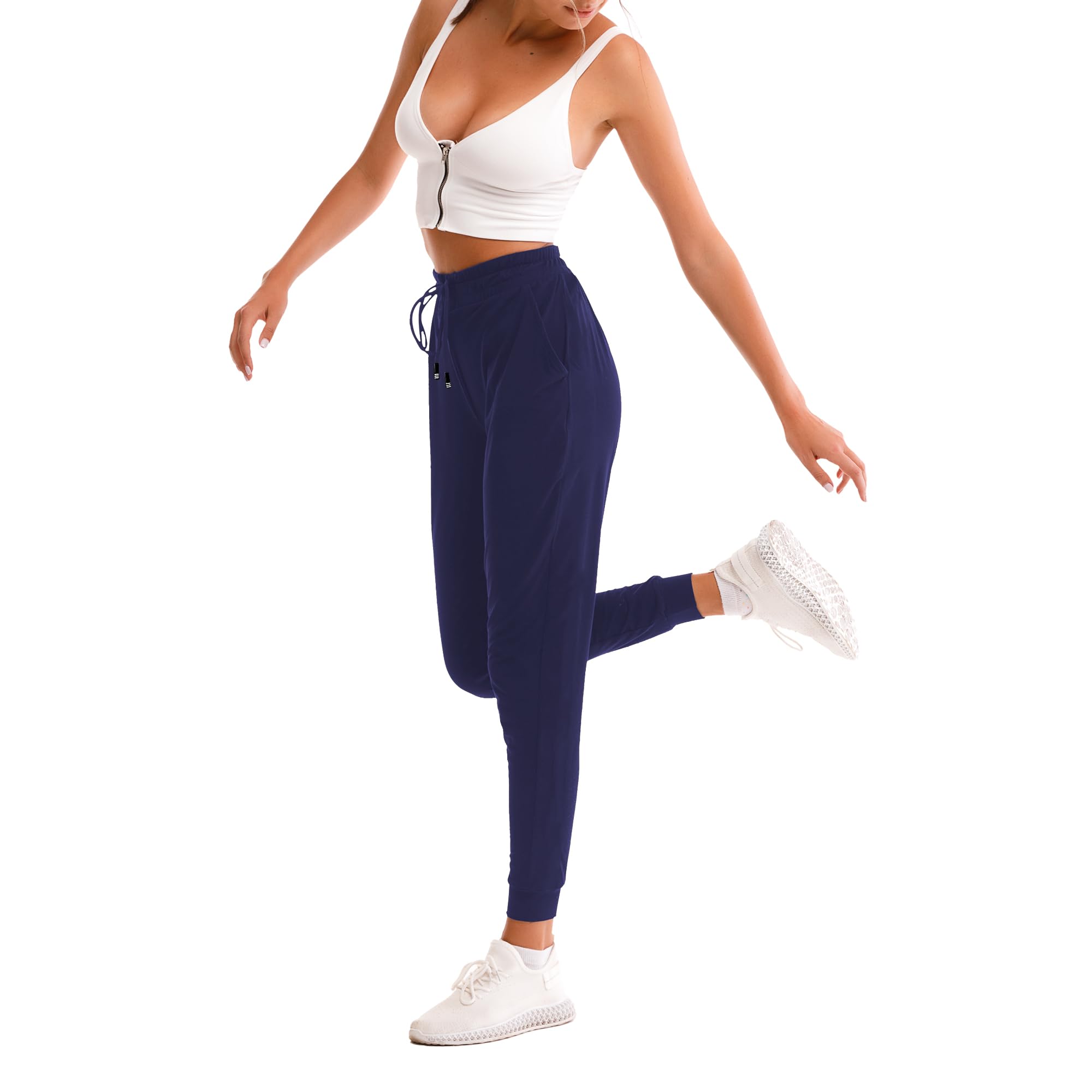 Sport Pants for Women - Running Jogger Women’s Sweatpants with Pockets