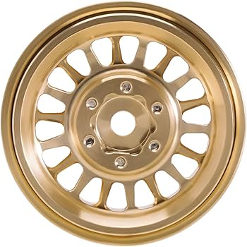 Amazon.com: INJORA 1.0 Plus Brass Beadlock Wheel Rim for 1/24 1/18