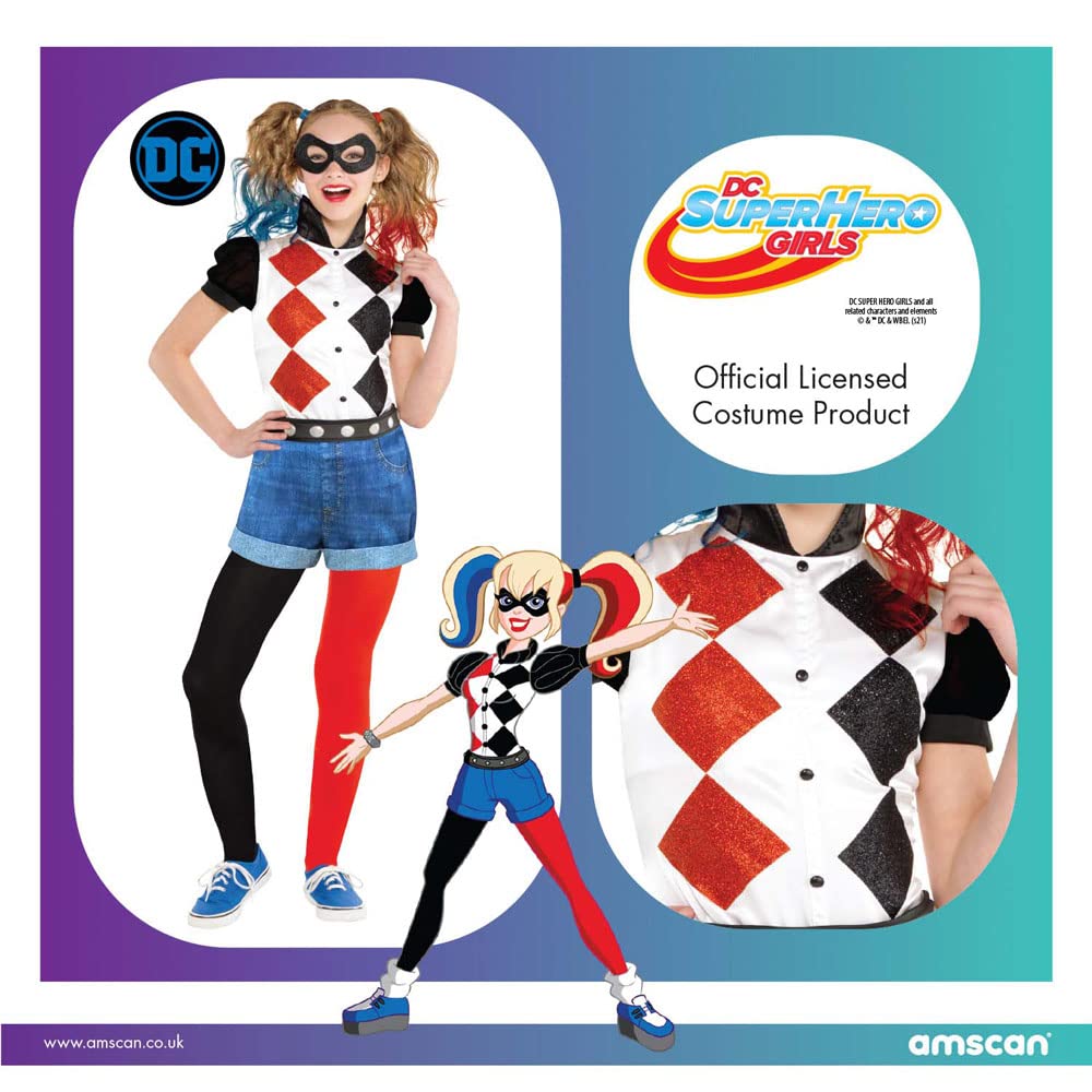 amscan Disfraz de Harley Quinn clásico para niños