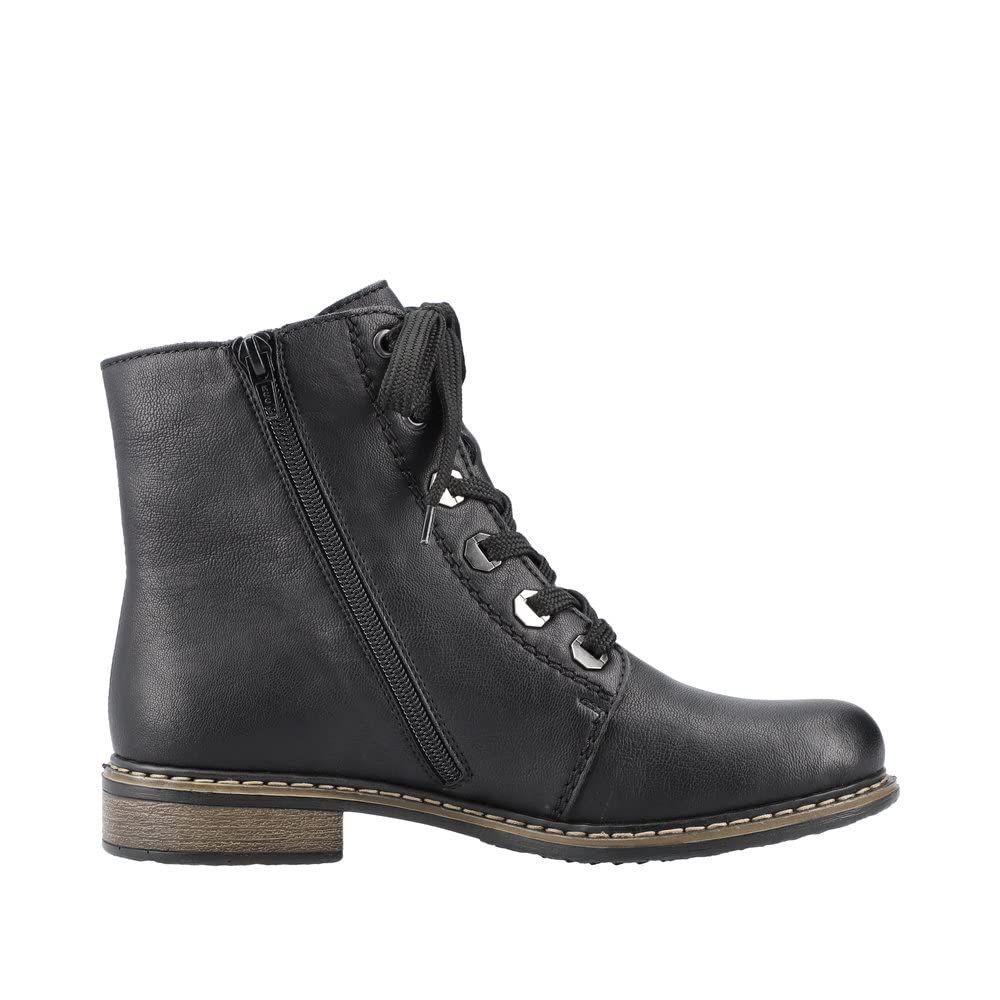 Rieker Damen Schnürstiefeletten 71202, Frauen Stiefeletten