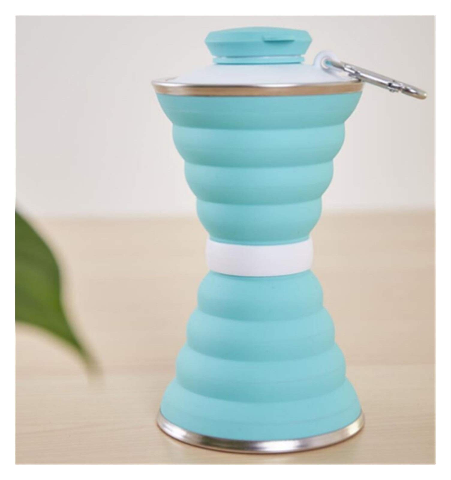 Botellas de Agua Plegables Creativas de Silicona de 500ML para Bebidas Deportivas, Viajes de Camping, Botella Plegable para Ciclismo, Taza de café