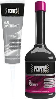 Forte Seal Conditioner & Forte Oil Fortifier bundle Set of 2 For Engines Upto 2tlr + free how to use guide