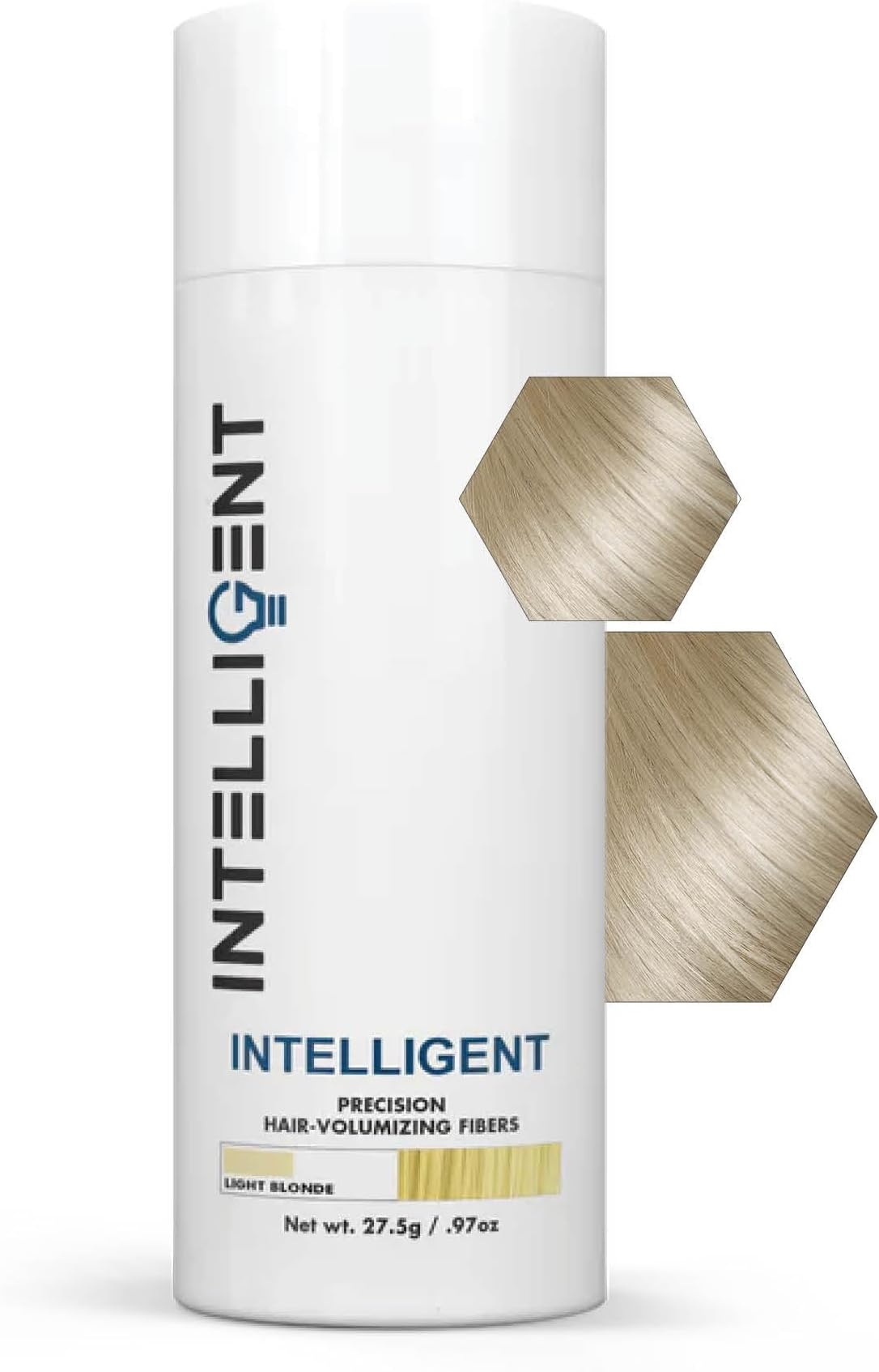 Intelligent Precision Hair-Volumizing Fibers (Light Blonde) | Undetectably Fill in Thinning Hair | 6 Shades Designed For Men or Women | 27.5g