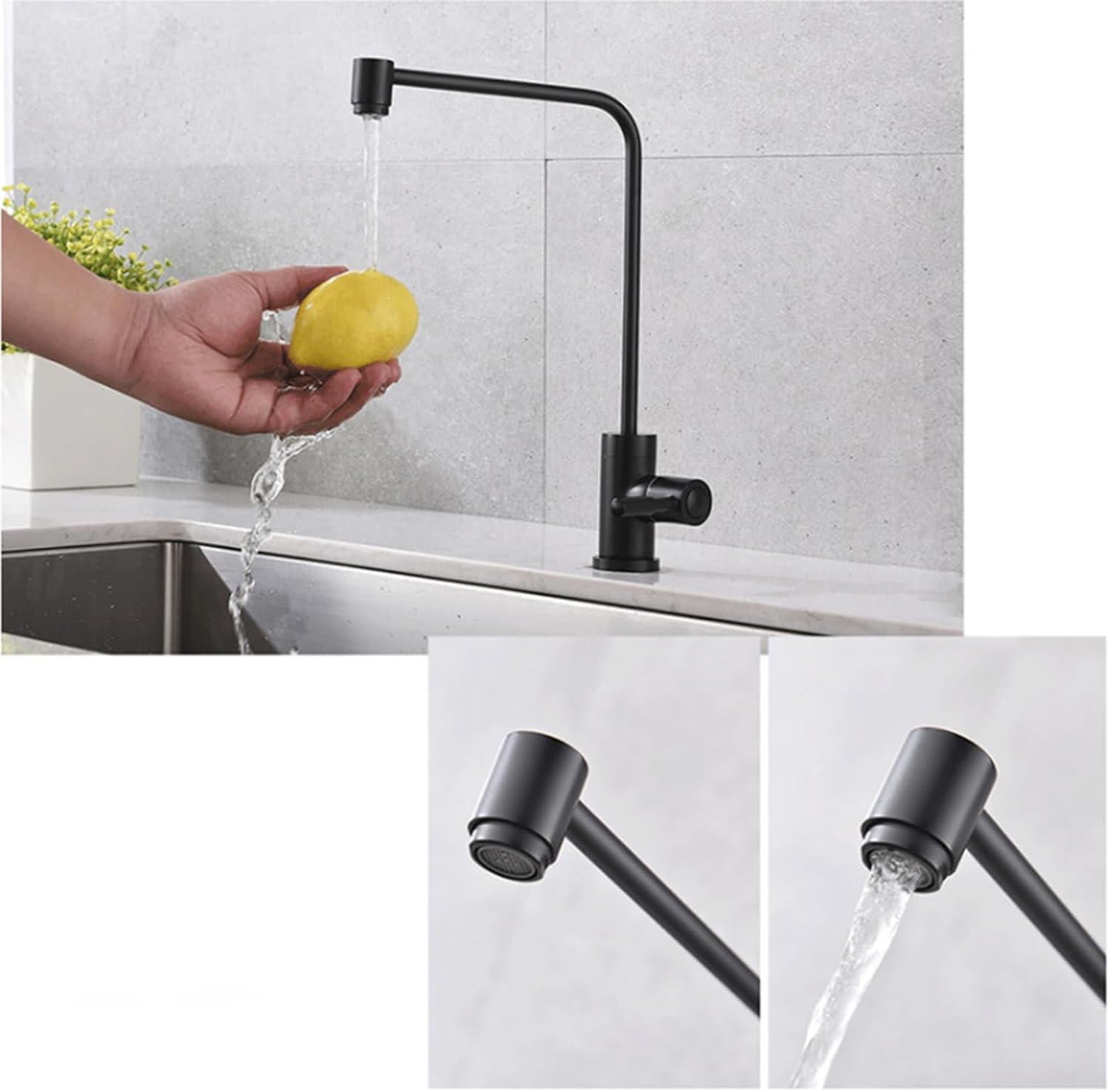 Drinking Water Filter Taps Kitchen Sink, Filter Tap Kitchen, Stainless Steel 1/4,Blue