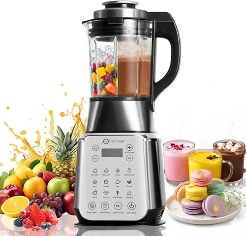 Glass Blenders for Kitchen – Stainless Steel Professional Blender for