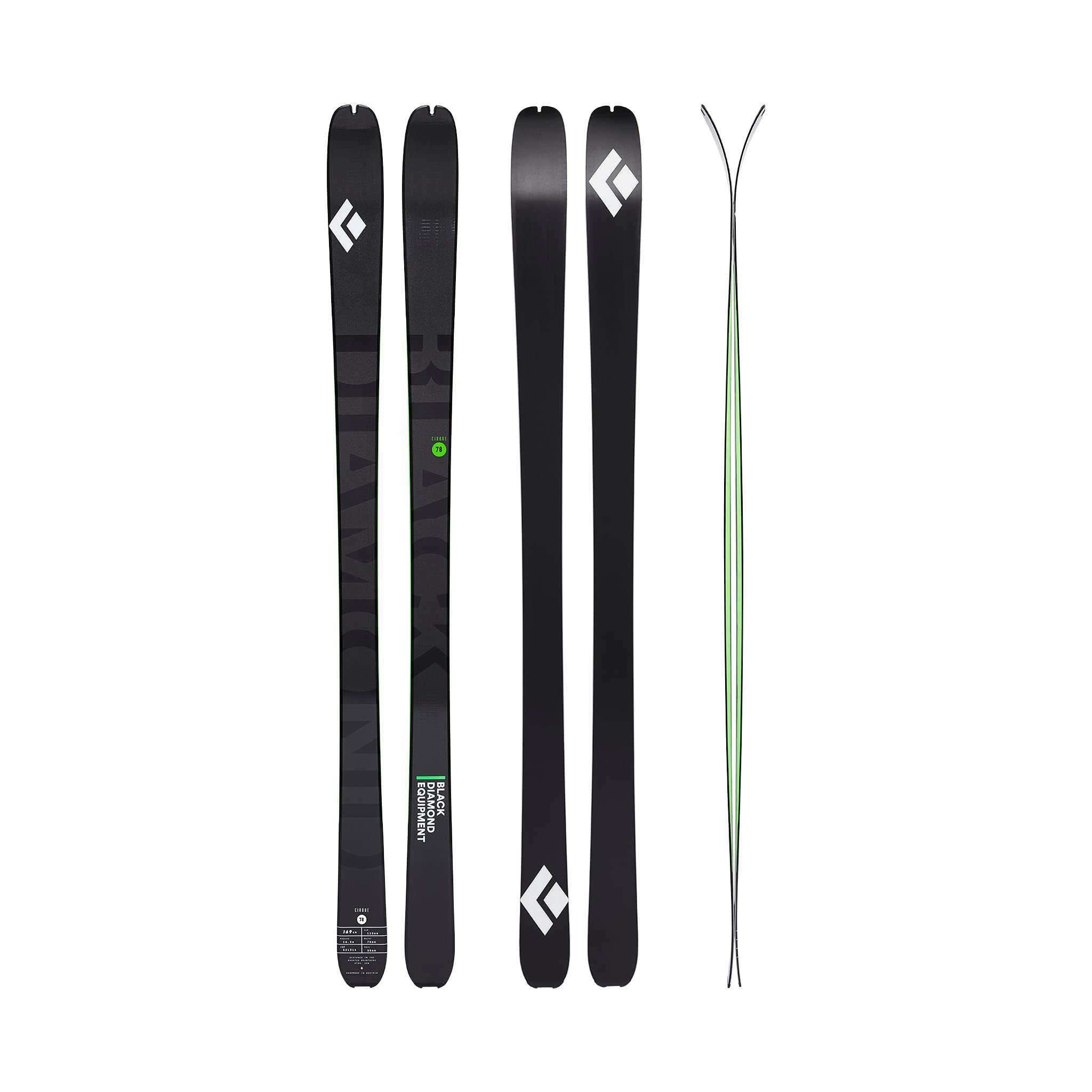 Amazon | Black Diamond Equipment - Cirque 78 スキー - 177cm 