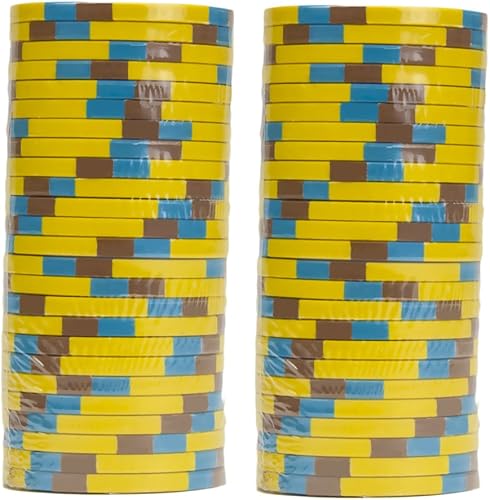 Miniatura 2 de Claysmith Gaming Paquete de 50 fichas de póquer Poker Knights, compuesto de arcilla pesada de 0.48 oz