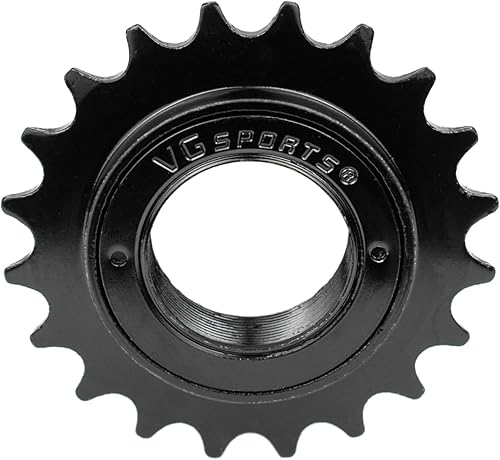 Miniatura 74 de VG SPORTS Rueda libre de bicicleta de una sola velocidad, 16T/18T/20T/22T/24T Compatible con piezas de repuesto Freehub tipo roscado de rueda libre