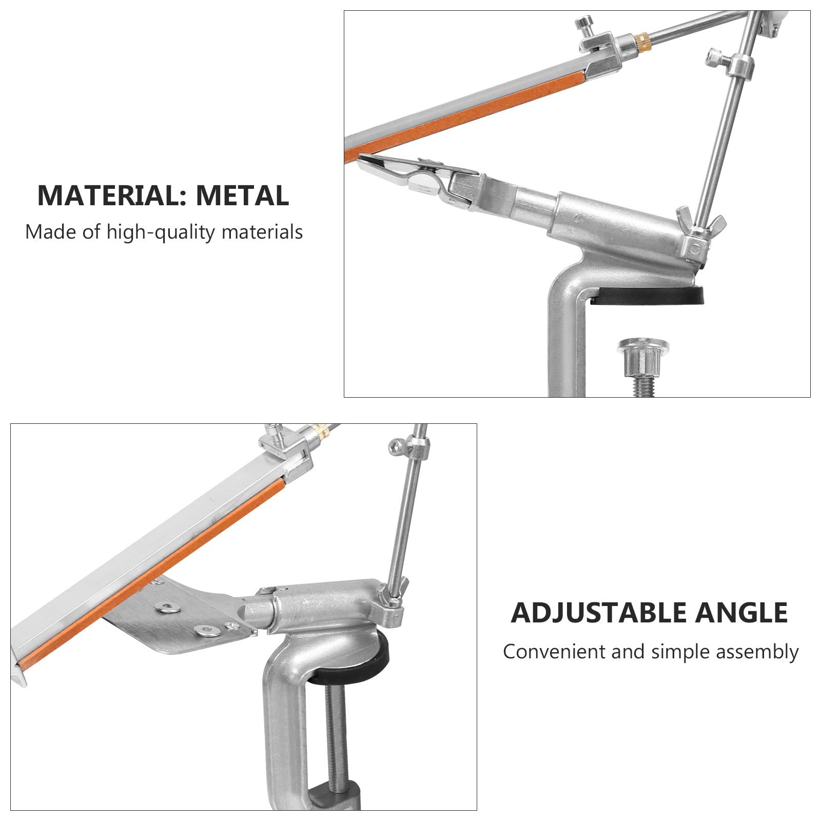 Affûteur de Couteaux à Angle Fixe en Métal, Multifonction Ménager
