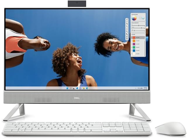 Dell Inspiron All-in-One AIO Desktop 23 8 Touchscreen Intel Core 7 150U 10-Core 32GB DDR4 1TB SSD Windows
