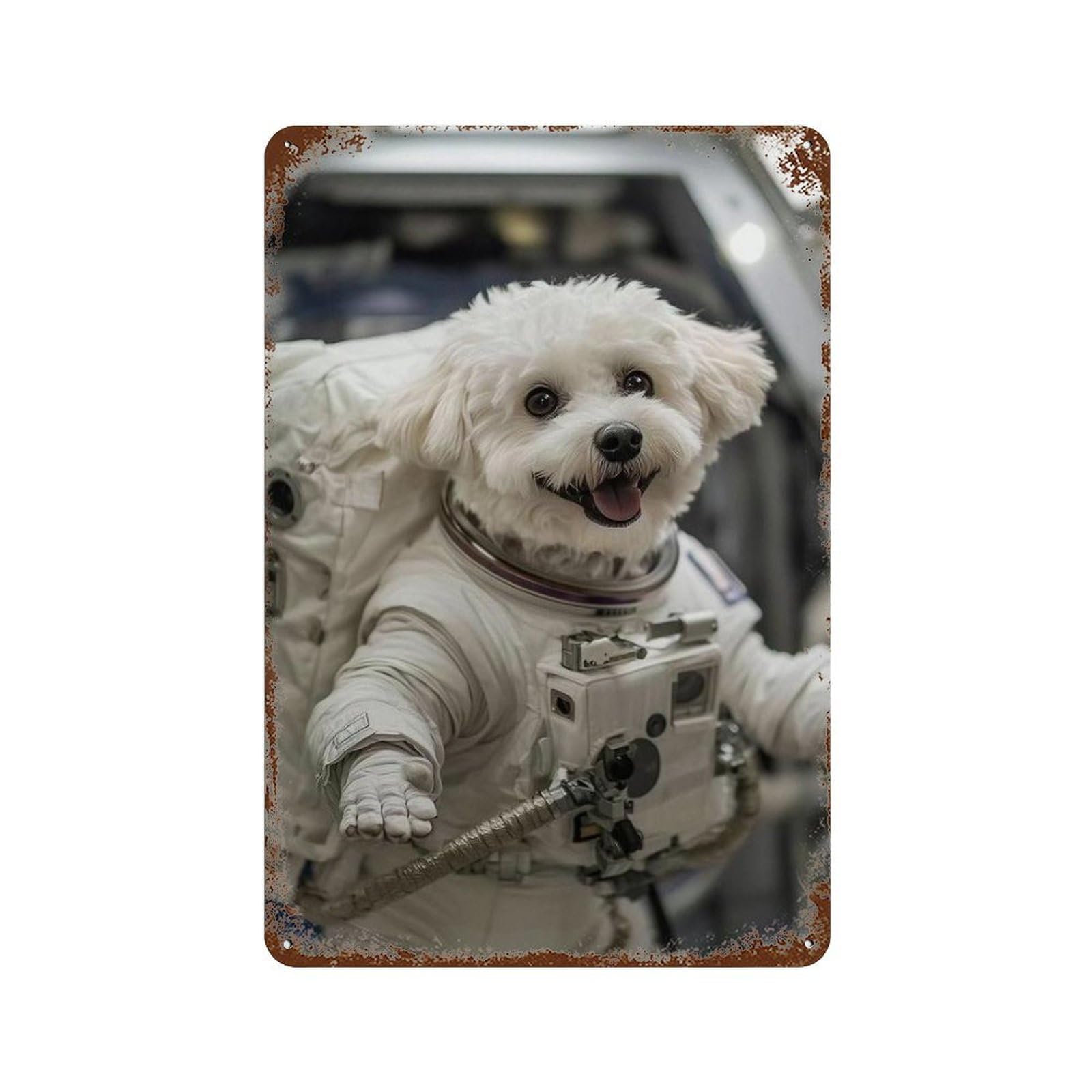 xiaoxiaoshen Astronaut, Photography Prints Wall Decor Art Metal Tin Poster Modern Home Decor Art Home Bar Shop Decorations Vintage Sign 30x20cm
