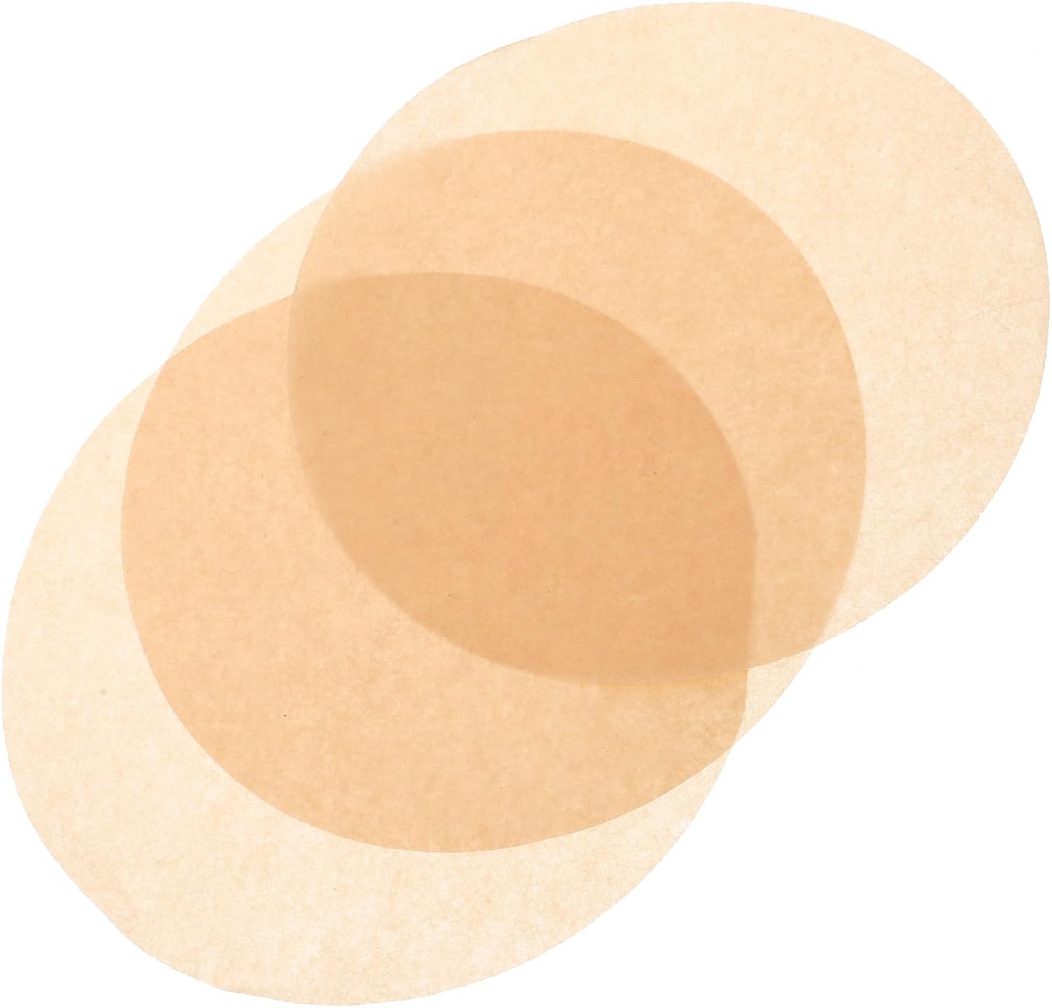 500 Sheets round Parchment Baking Paper 13cm Unbleached Non-stick Oil-absorbing Heat-resistant Paper for Grilling Baking Pizza Cake Household Use