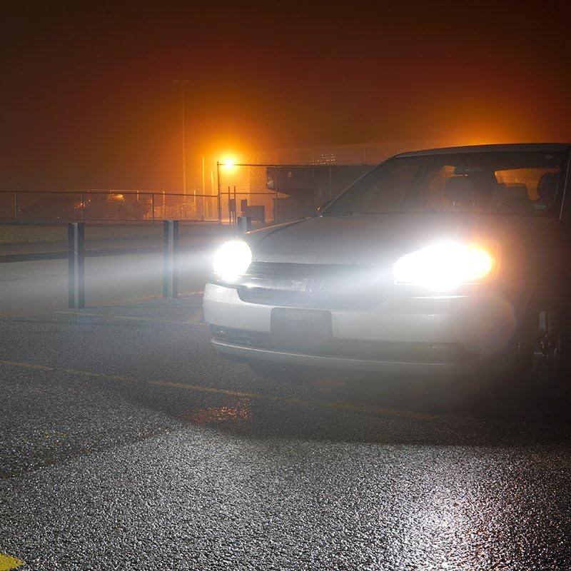 Miniatura 5 de Super Bright LEDs Bombillas LED H11  H8  H9 para faros delanteros de 6500 K, blanco frío, 50 W, alta potencia, 4400 lúmenesjuego, (H8, H9), kit de