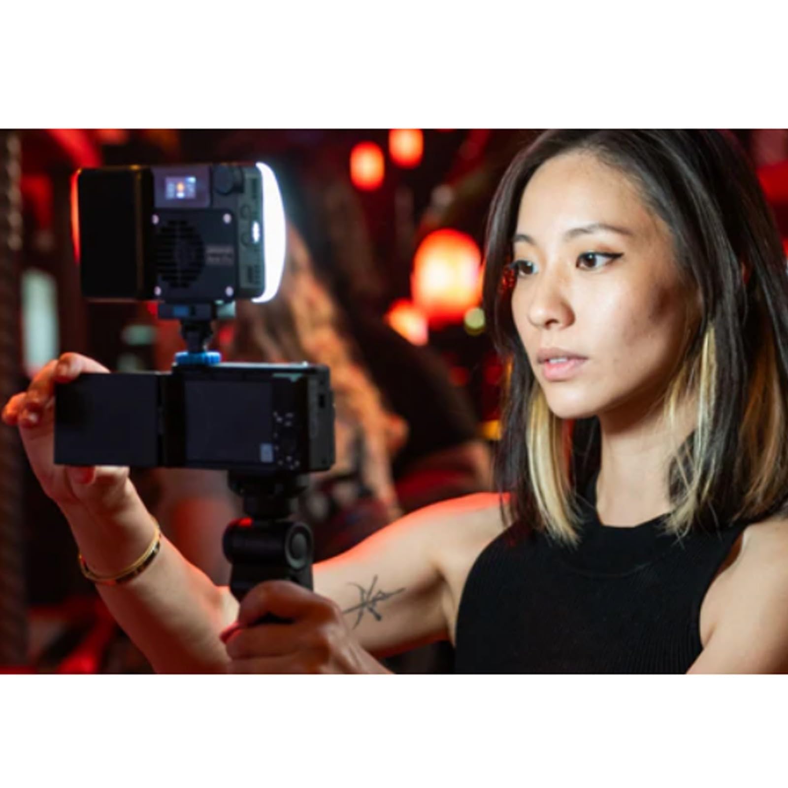 Amaran Ace 25c On-Camera Video Light – 25W CCT & RGB, Rechargeable, App Control, PD Fast Charging For Creators