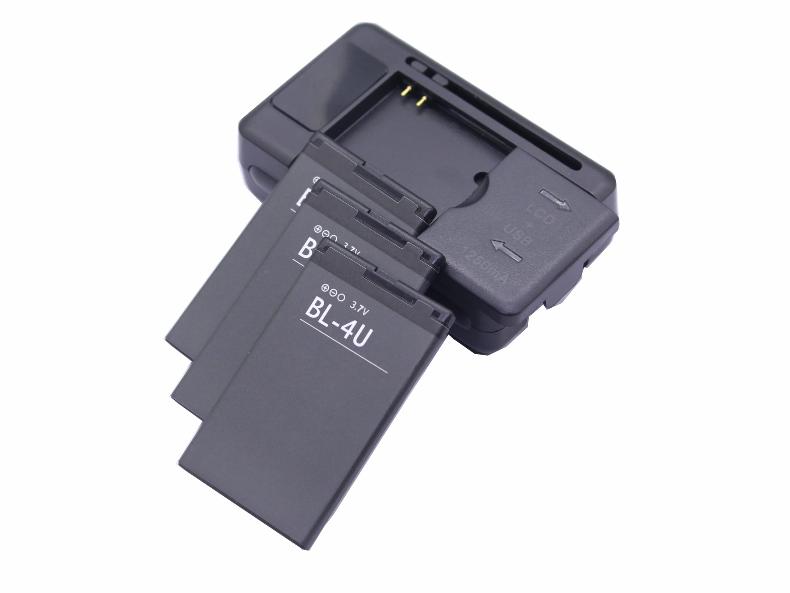 Amazon | 3.7V 1000mAh BL-4U交換バッテリFOR Nokia E66 3120C 6212C