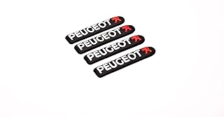 PEUGEOT Car Side Door Guard Edge Defender Protector Trim Guard Sticker (Black,4 pcs set)