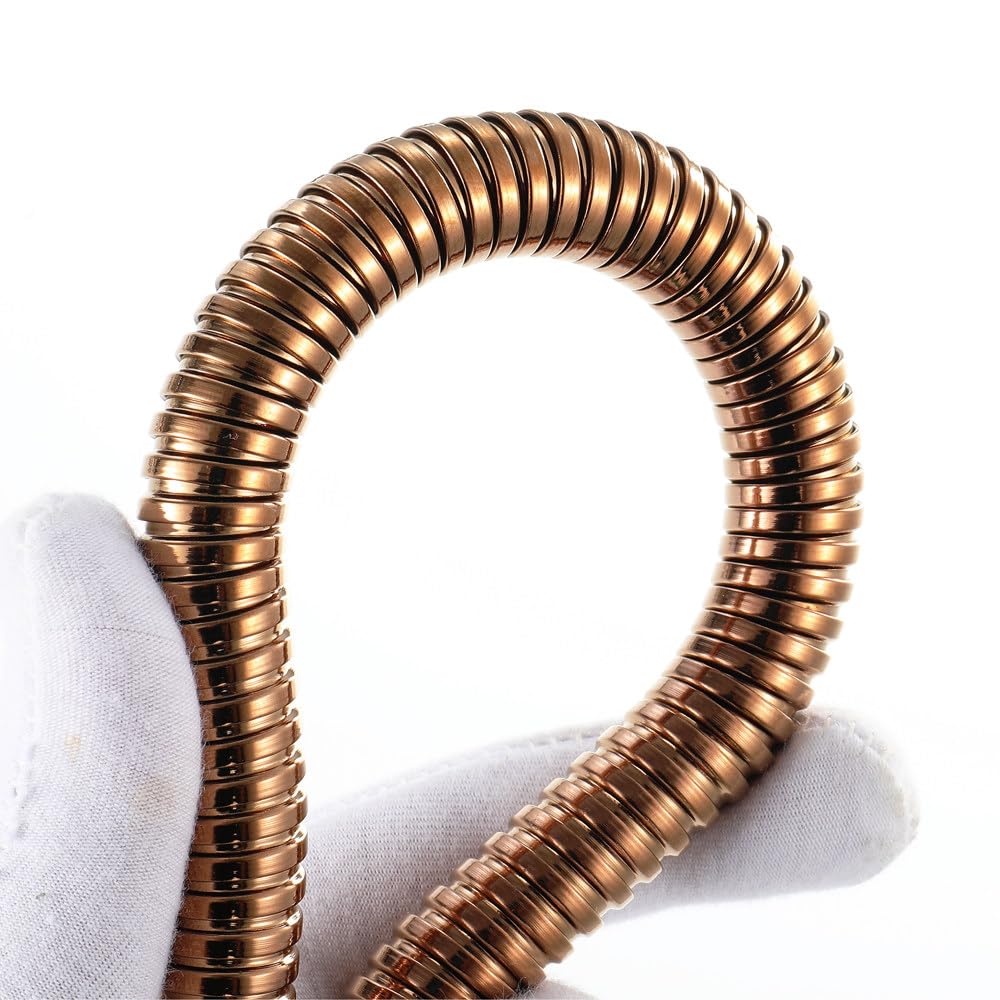 Manguera de ducha flexible de acero inoxidable de 1,5 m, antitorsión G1/2 pulgadas, tubo de ducha de repuesto con sellos y conector de ducha universal