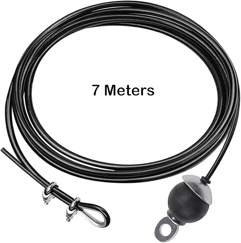 Vista 21 de LFJ Replacement Gym Cable with Stopper Ball Fitness Pulley Cable Steel Wire Rope for Cable Machine Home Gym Weight Lift Pulley System