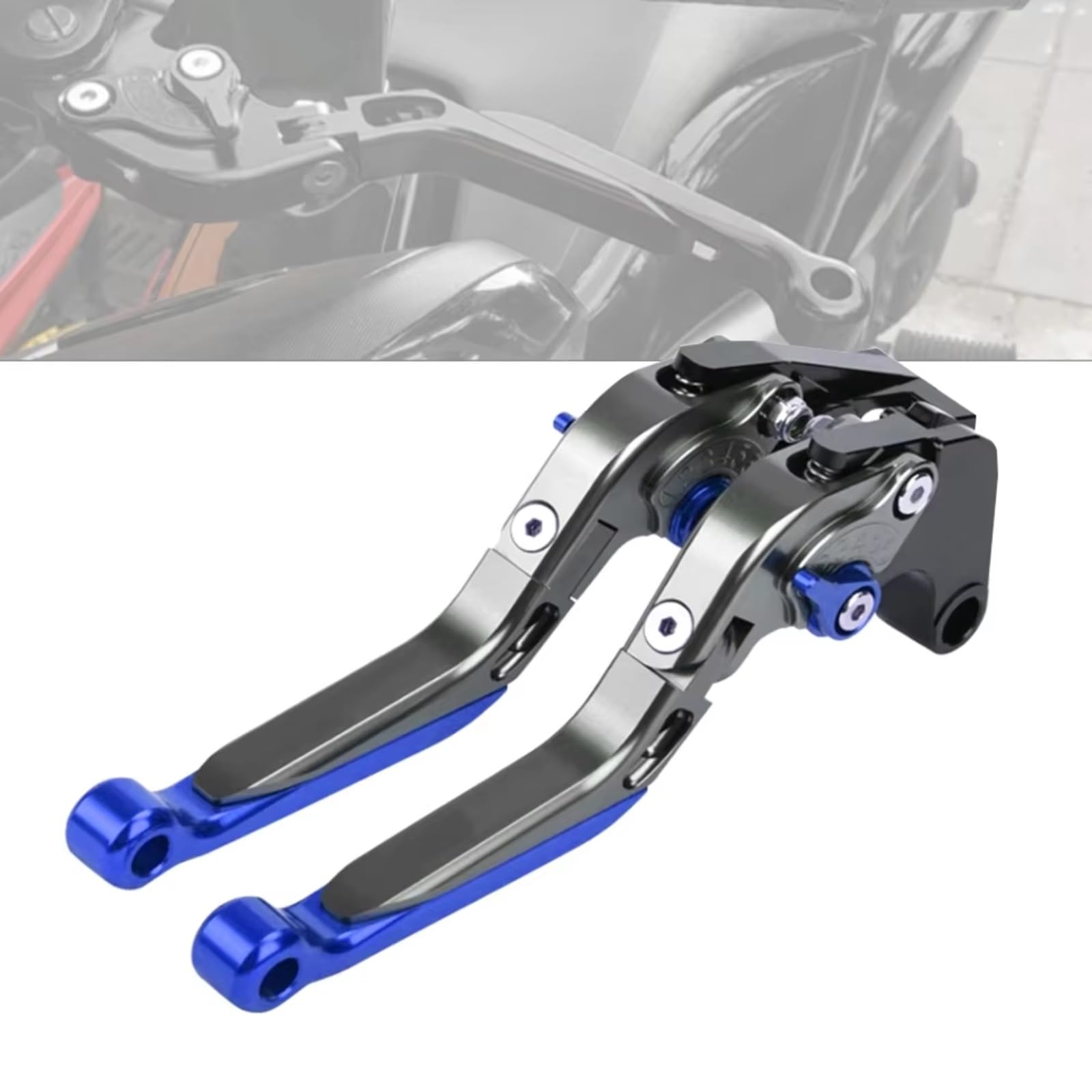 Accessori Per Moto Leve Regolabili Leva Freno Frizione Leva Freno Pieghevole Estensibile Per S1000RR 2010 2011 2012 2013 2014 Kit Leve Moto(Gray-Green)