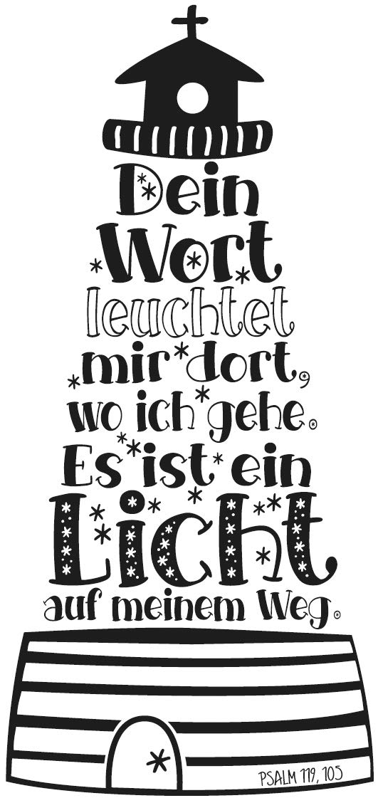 Rayher 29116000 Wood Mounted Rubber Stamp with Text, Stamps for Baptism, First Communion Confirmation and Wedding, 5cm x 10cm