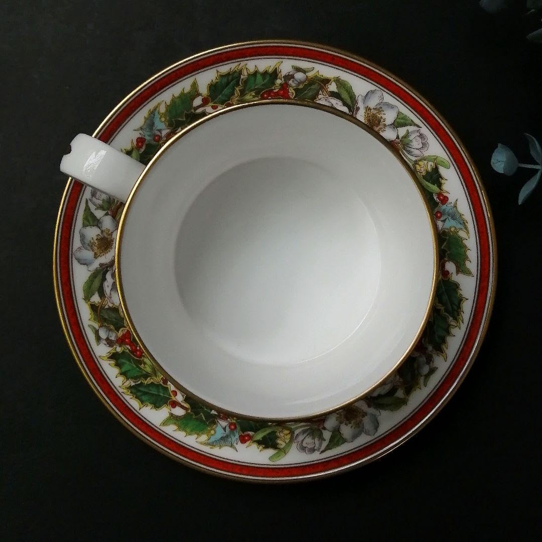 564♥美品　スポード　クリスマスローズ　英国製　レア　カップ＆ソーサー 564♥美品 スポード クリスマスローズ 英国製 レア カップ＆ソーサー