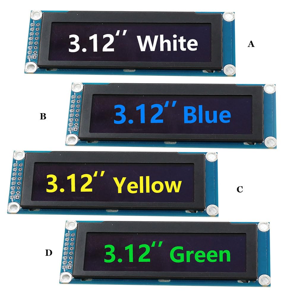 OLED Module Automatic Lighting Display Modules Portable Display Device Practical Display for Trade Shows LED Screen Screens, Blue