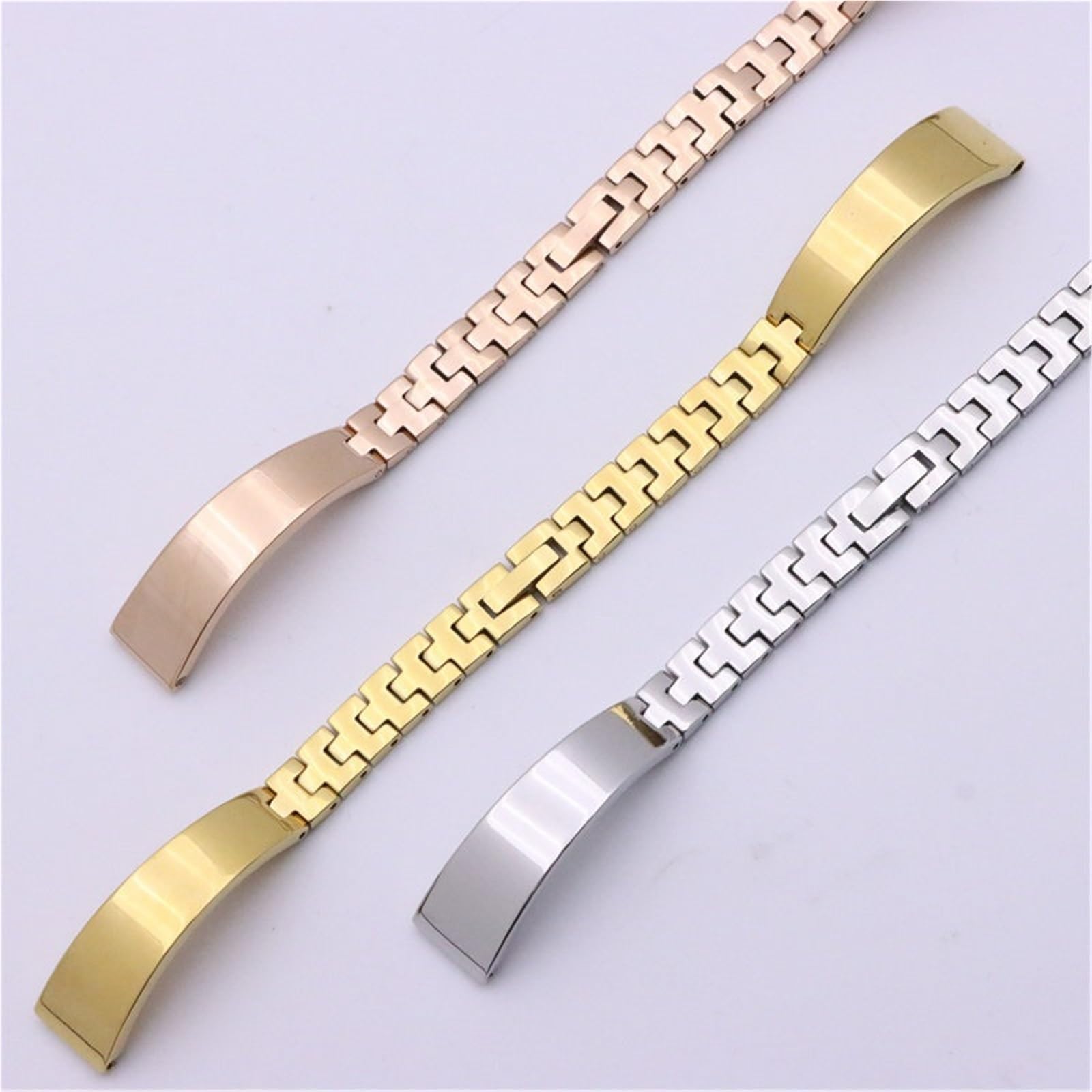 Accessori for orologi Cinturini in acciaio inossidabile da donna 8 mm 10 mm 12 mm 14 mm Cinturino casual elegante e resistente