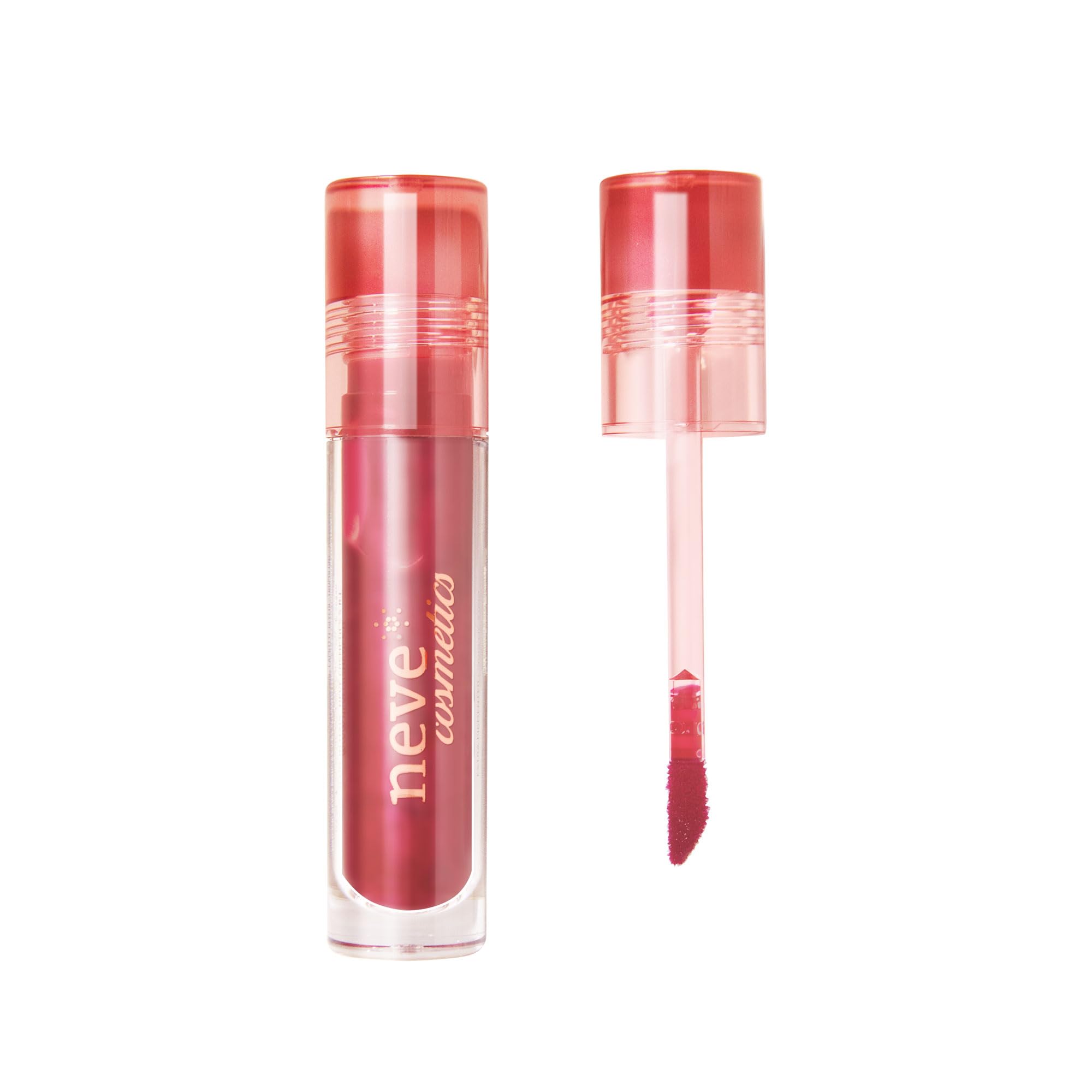 Neve Cosmetics tinta labbra Ruby Juice, leggera come acqua resistente come inchiostro | "On set"