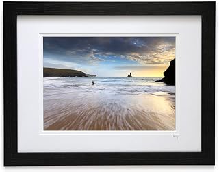 Mounted or framed photograph by Andrew Ray featuring Broad Haven South Beach in Pembrokeshire