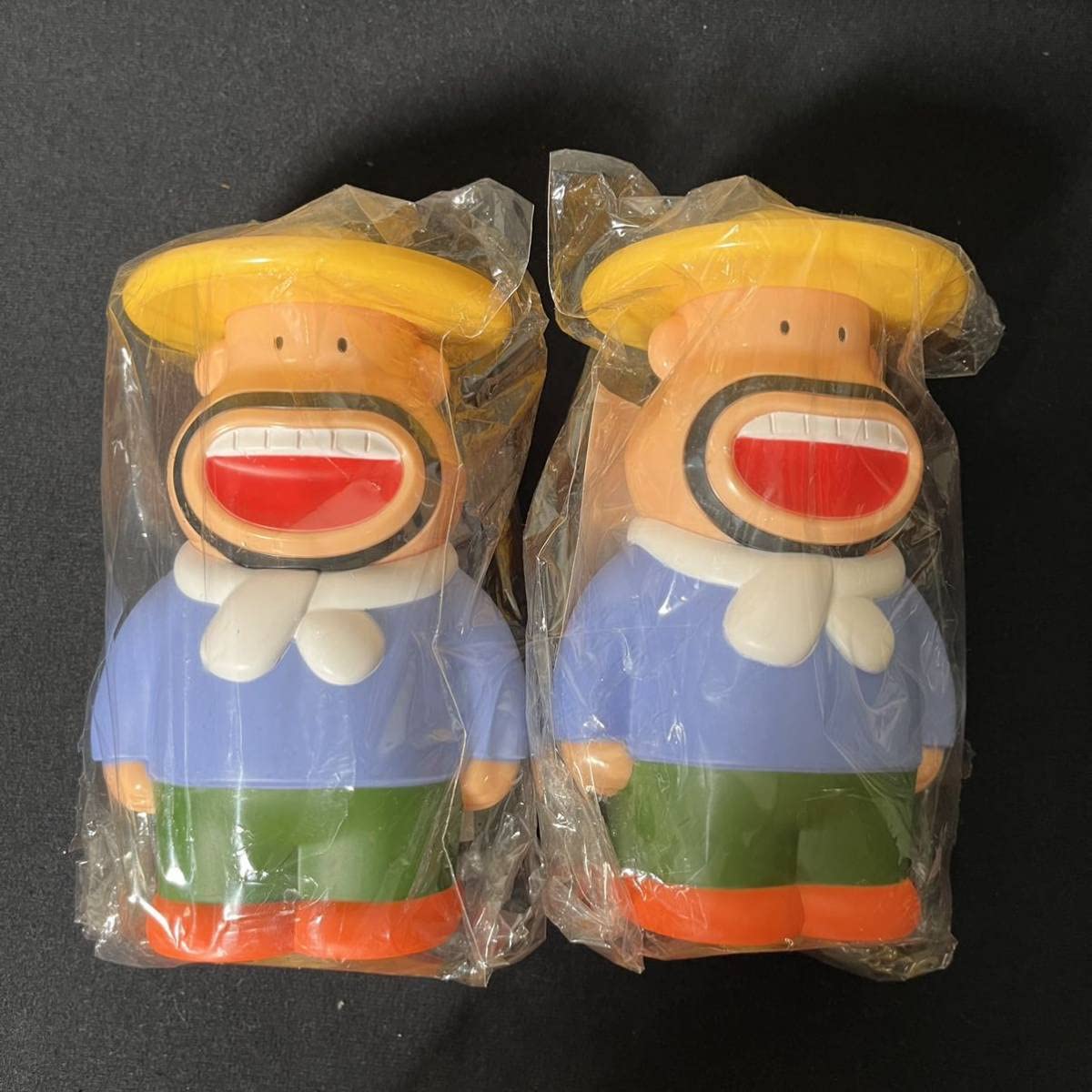 Amazon.co.jp: 明治 meiji カールおじさん 販促品 貯金箱 ソフビ