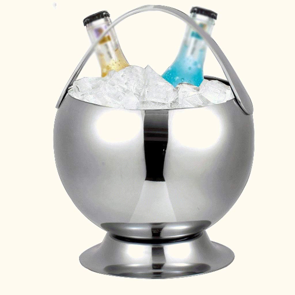 Cubo de hielo de acero inoxidable para reuniones en casa y cenas con amigos