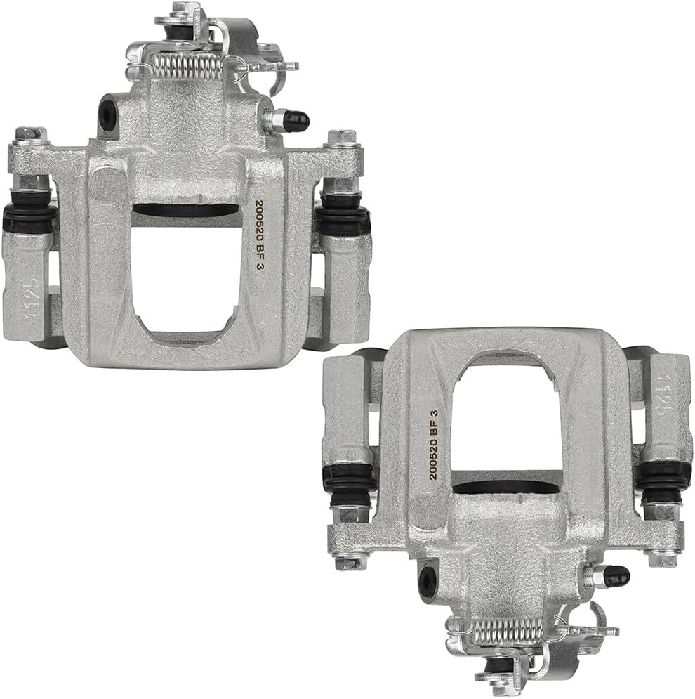 AUTOMUTO Rear Left & Right 18B5081 18B5080 Disc Brake Calipers Assembly With Bracket For Chrysler Town & Country 08-12, For Dodge Grand Caravan 08-12, For Ram C/V 12, For Volkswagen For Routan 09-12