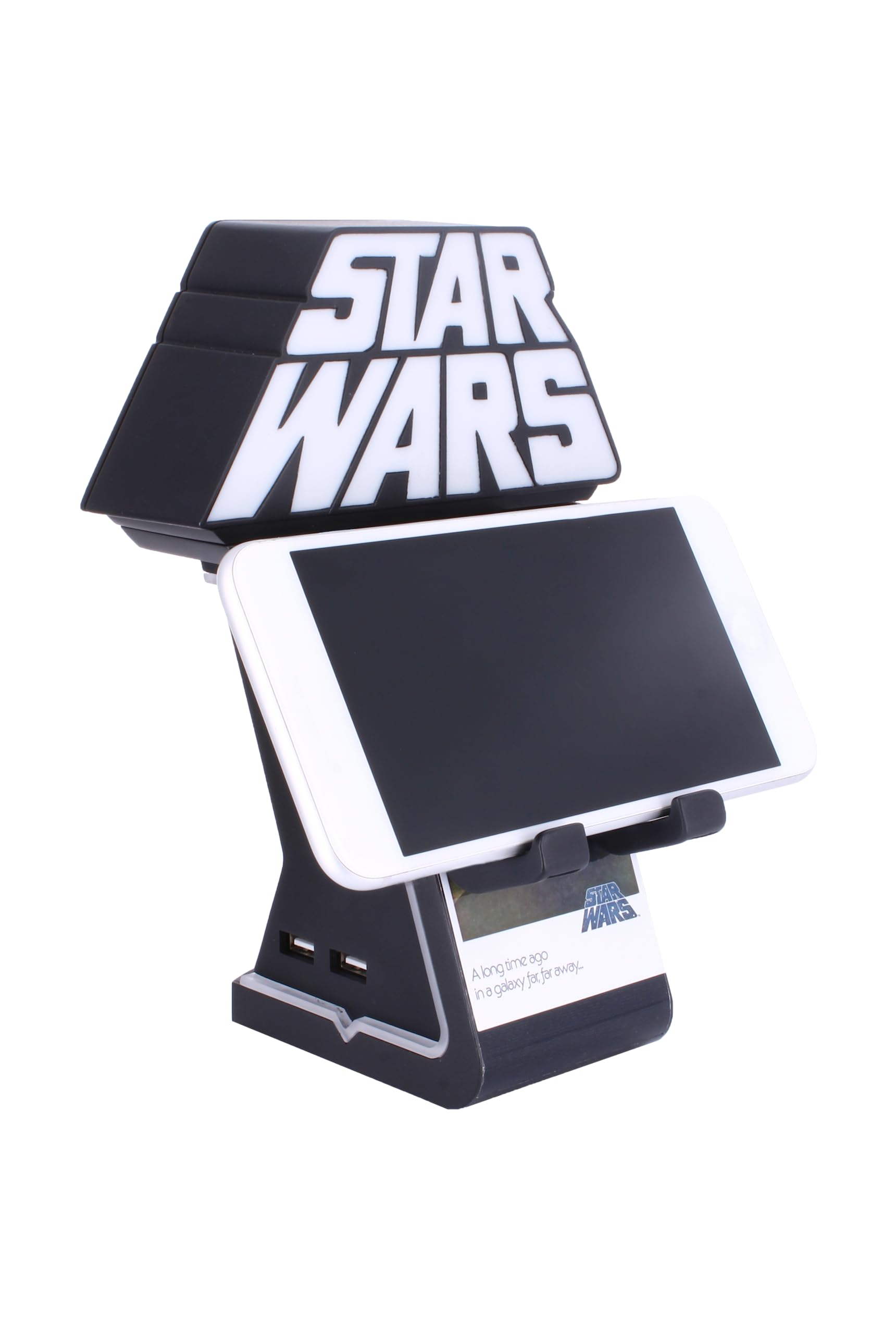 Cableguys Ikon Star Wars Halterung für Gaming Zubehör und Smartphone, Beleuchteter Multifunktionshalter, Controller Halter kompatibel mit Xbox-, PlayStation- & den meisten Controllern