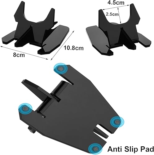 Miniatura 2 de Cosmos 1 par de soportes para sables de luz de acrílico de escritorio, soporte de exhibición de sable de luz, soporte fijo decorativo con