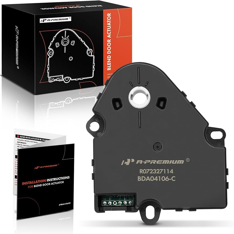 Atuador da porta de mistura do ar-condicionado A-Premium 604106 – Chevrolet, GMC e Cadillac