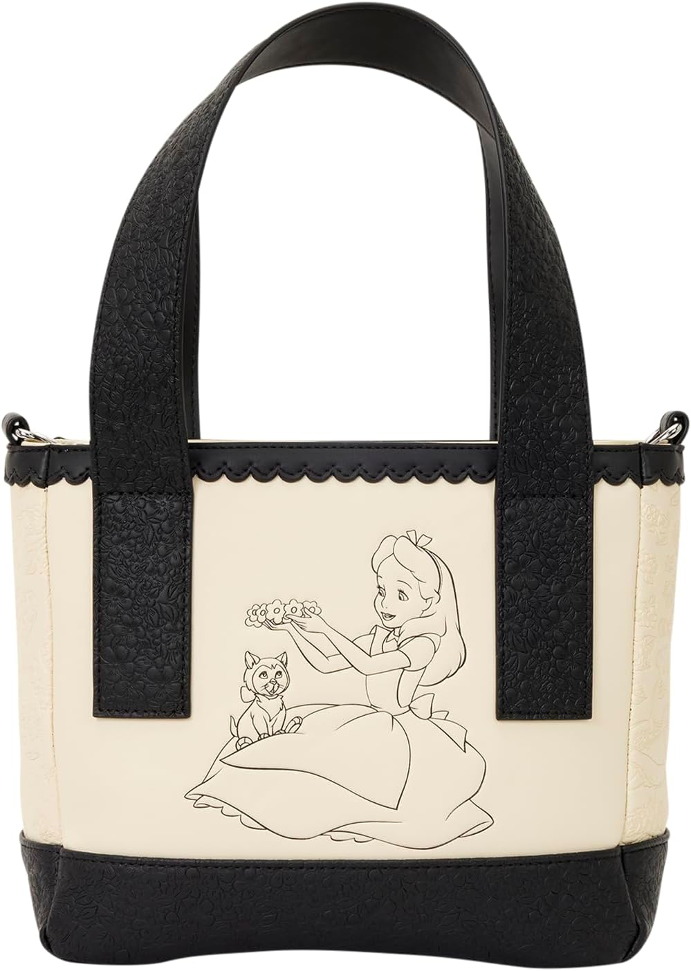 Loungefly Disney: Alice in Wonderland - Dinah - Mini Tote Crossbody Bag - Great for Kids & Adults - Collectible Bags