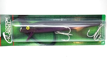 Cordell Redfin Striper Lure C10CC1 Black Purple CC1 Crankbait Saltwater 7" New