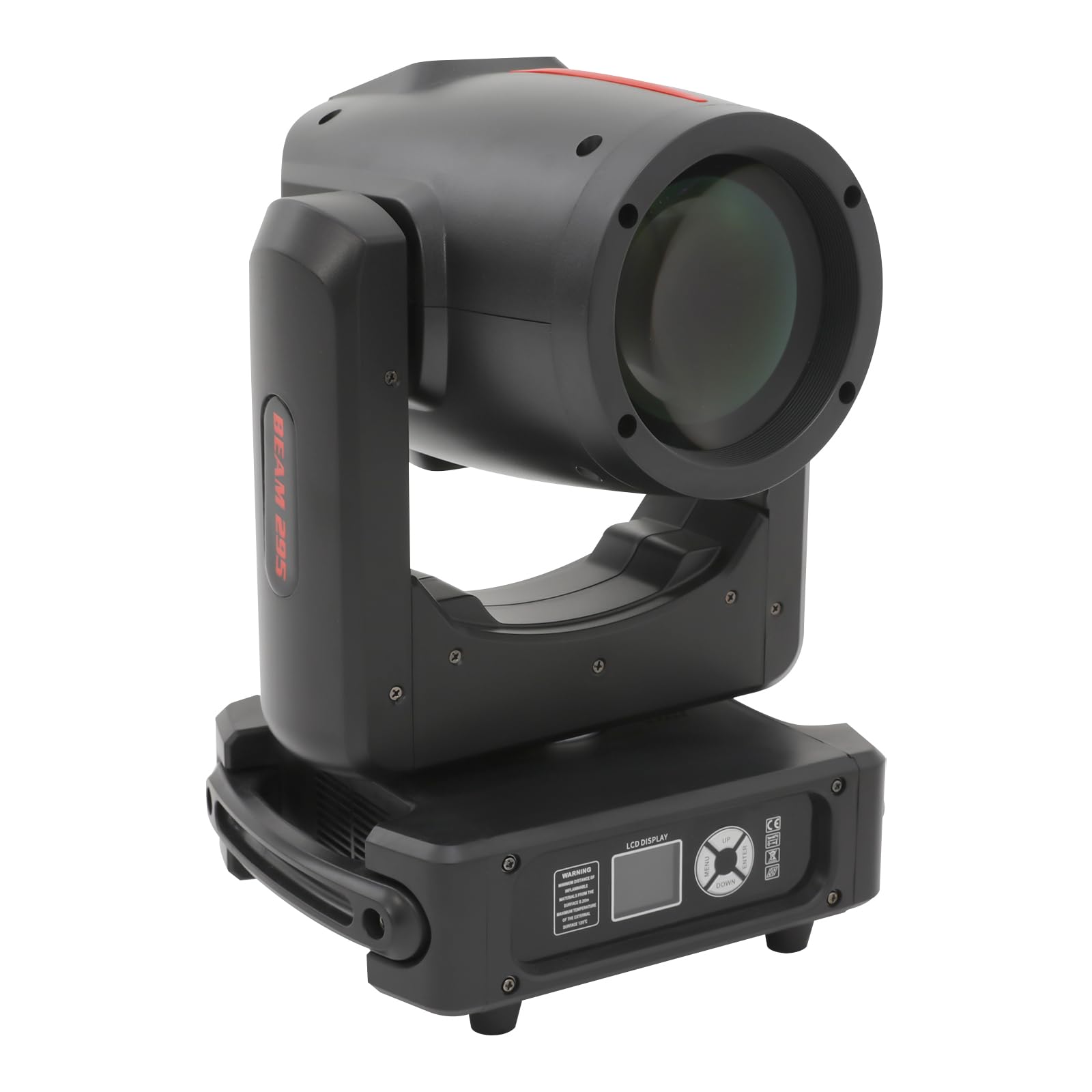 295W LED Moving Head Focos de luz de discoteca con iluminación de escenario DMX512, equipado con filtros de patrón, prismas y estroboscópico, rotación de 540°/270°, apto para DJs, discotecas y todo
