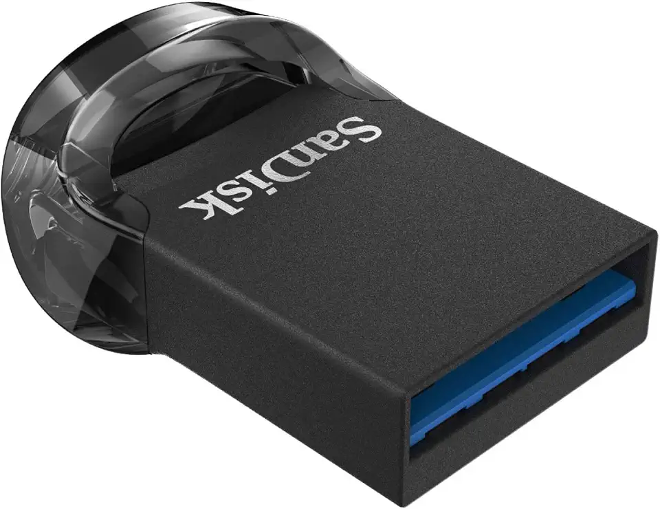 Sandisk SDCZ430-064G-J46 Ultra Fit 64 GB USB 3.2 Ultra Compact USB Memory, New Package