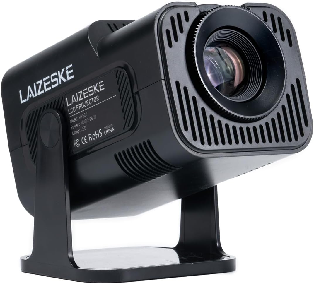LAIZESKE HY520 Art Projector for Tracing Drawing, 720P HD Portable | with WiFi 6 Bluetooth 5.0, Auto Keystone, 30–150” Projection for Artists, Kids Beginners, Sketching, Home Classroom Use
