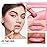 Oulac Pale Pink Lipstick Shine for Women, 2 in 1 Glossy Light Pink Tinted Lip Balm, Hydrating Lipstick for Dry Lips, Moisture Shine Sheer Juicy Finish Vegan 2.2g/0.07oz (20)